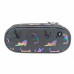 Пенал на 1 отд. Holo effect ultraviolet cats полиэстер, св.-фиолетовый