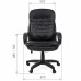 Кресло д/руководителя CHAIRMAN 795 LT экокожа, коричневый