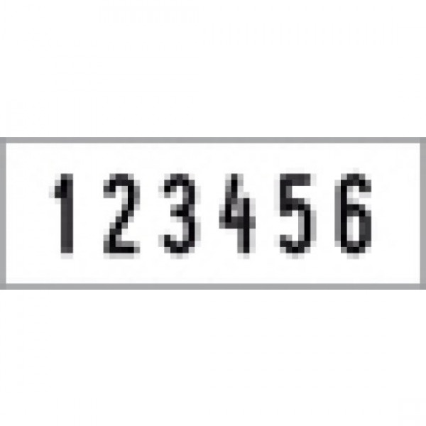 Тродат Нумератор 3,8 мм 6-разр