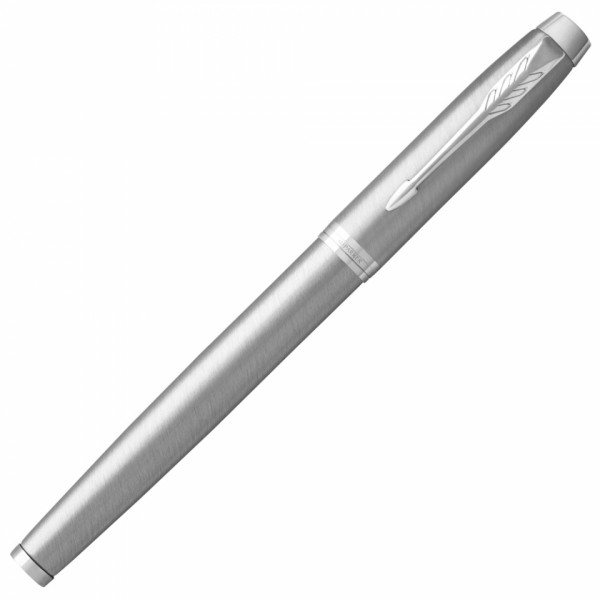 Ручка роллер IM Essential Brushed Metal CT 0,5 мм, метал., подарочн. упак.,серебристый/черный, стерж. черный