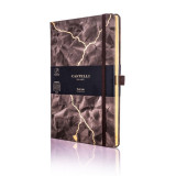 Блокнот А5 130*210 мм., 120 л., тонир., лин. Wabi Sabi Lightning обл. искусств. матер., на резинке, коричневый, срез золотистый Блокнот А5 130*210 мм., 120 л., тонир., лин. Wabi Sabi Lightning обл. искусств. матер., на резинке, коричневый, срез золотистый