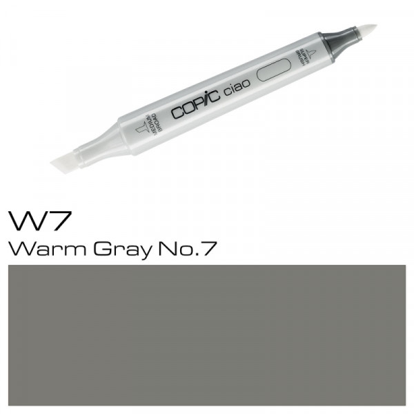 Маркер перм., худ. Copic ciao W-7, теплый серый №7