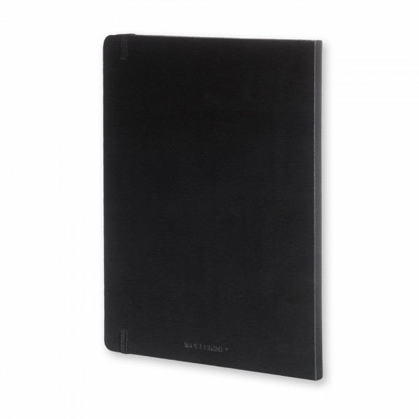 Блокнот А4- 190*250 мм, 96 л., тонир., лин. Classic Xlarge тверд. обл. полипропилен., на резинке, черный