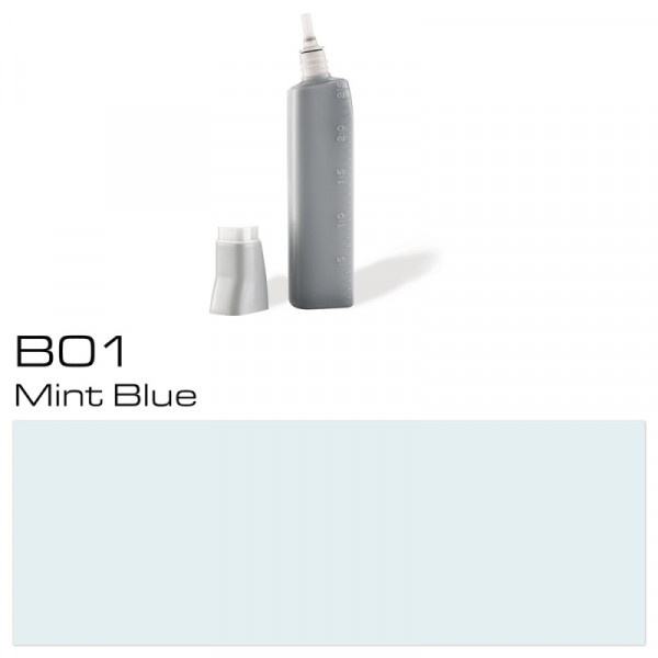 Чернила для заправки маркеров Copic B-01, мятный голубой