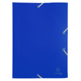Папка на резинках 15 мм. Exacompta пласт., синий Папка на резинках 15 мм. Exacompta пласт., синий