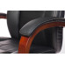 Кресло д/руководителя Бюрократ T-9923WALNUT нат. кожа, черный, крестов. металл/дерево Кресло д/руководителя Бюрократ T-9923WALNUT нат. кожа, черный, крестов. металл/дерево