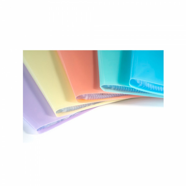 Папка на 30 карманов Chromaline Pastel пласт., ассорти