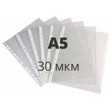 Папка-вкладыш Бюрократ Премиум -013A5 глянцевые А5 30мкм упак.:100шт Папка-вкладыш Бюрократ Премиум -013A5 глянцевые А5 30мкм упак.:100шт