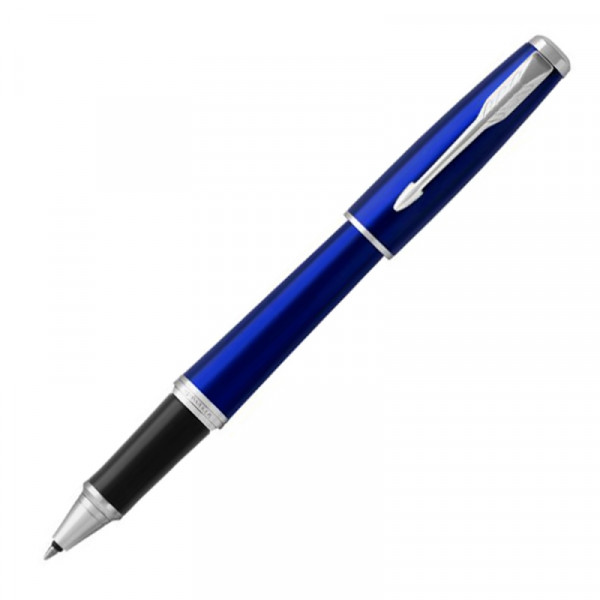 Ручка роллер Urban Nightsky Blue CT 0,5 мм, метал., подарочн. упак., синий/серебристый, стерж. черный
