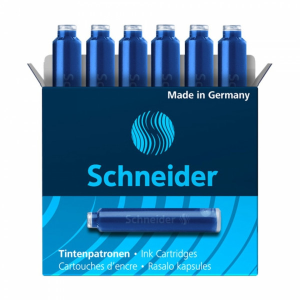 Чернильный патрон Schneider 6 шт/уп., чёрный