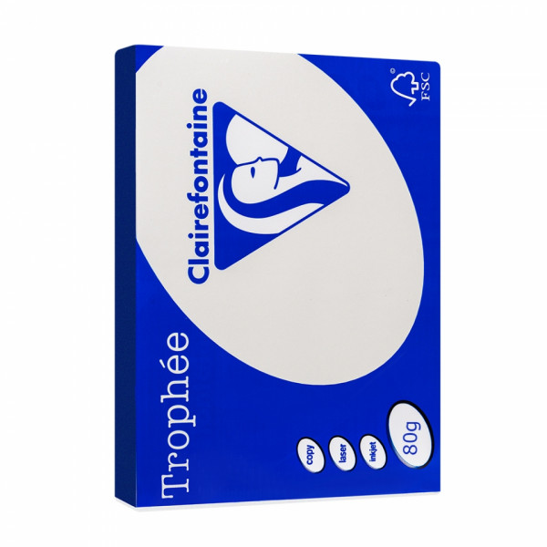 Бумага цветная A4, 80г/м, 500 л. Trophee синий/лавандовый