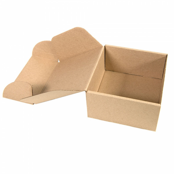 Коробка подарочная Mini Box 17,5*15,5*8 см, самосборная, картон, коричневый