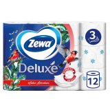 Бумага туалетная Zewa Deluxe, 12 рул, 3 слоя, цв. белый