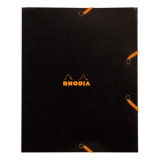Папка на резинках А5 40 мм. Rhodia карт., черный Папка на резинках А5 40 мм. Rhodia карт., черный