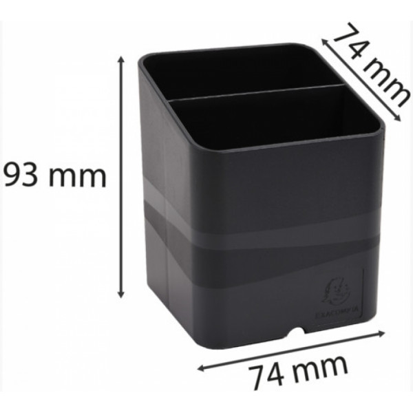 Подставка д/ручек Pen Cube пласт., 2 дел., черный