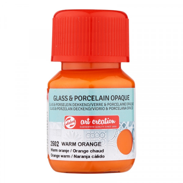 Краски декоративные GLASS&PORCELAIN OPAQUE 2502 оранжевый 30 мл.