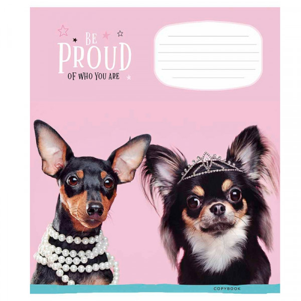 Тетрадь А5 12 л., лин. Little pets friends скоба сбоку, обл. карт., ВД-лак, ассорти Тетрадь А5 12 л., лин. Little pets friends скоба сбоку, обл. карт., ВД-лак, ассорти