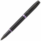 Ручка роллер IM Vibrant Rings T315 Amethyst Purple PVD 0,5 мм, метал., подарочн. упак., черный/фиолетовый, стерж. черный Ручка роллер IM Vibrant Rings T315 Amethyst Purple PVD 0,5 мм, метал., подарочн. упак., черный/фиолетовый, стерж. черный