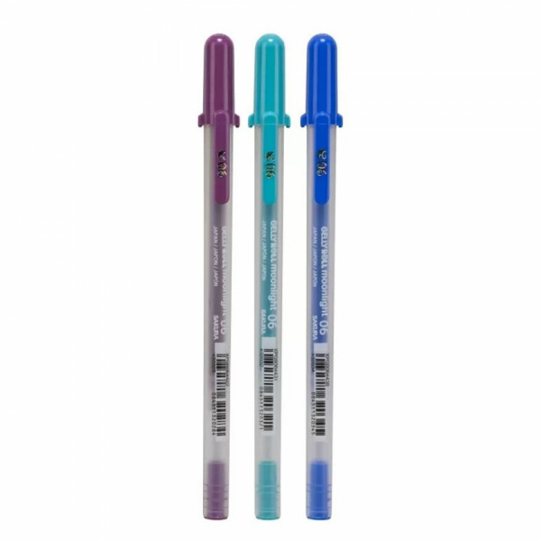 Ручка гелевая Gelly Roll Moonlight Galaxy набор 3 шт.