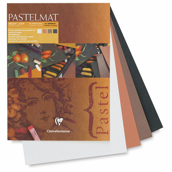 Блок бумаги для пастели Pastelmat 4 оттенка, 18x24см, 360 г, 12л., №4