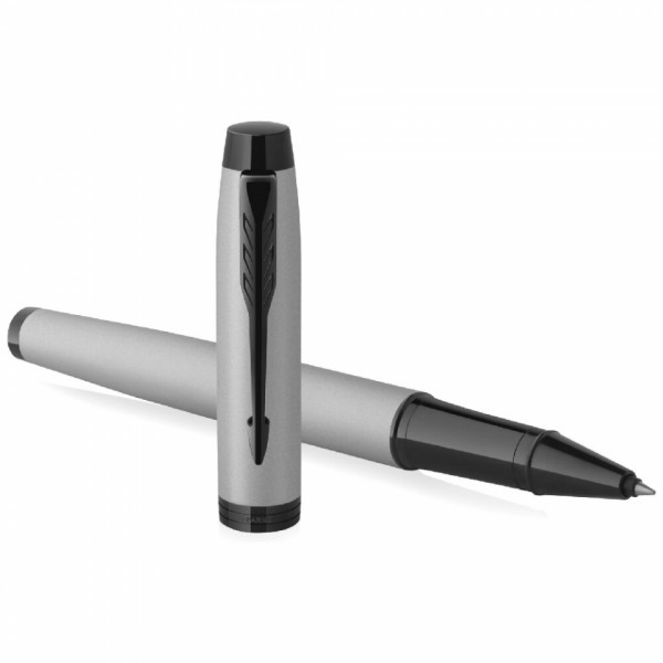 Ручка роллер IM Achromatic T317 Matt Black 0,5 мм, метал., подарочн. упак., мат. черный, стерж. черный