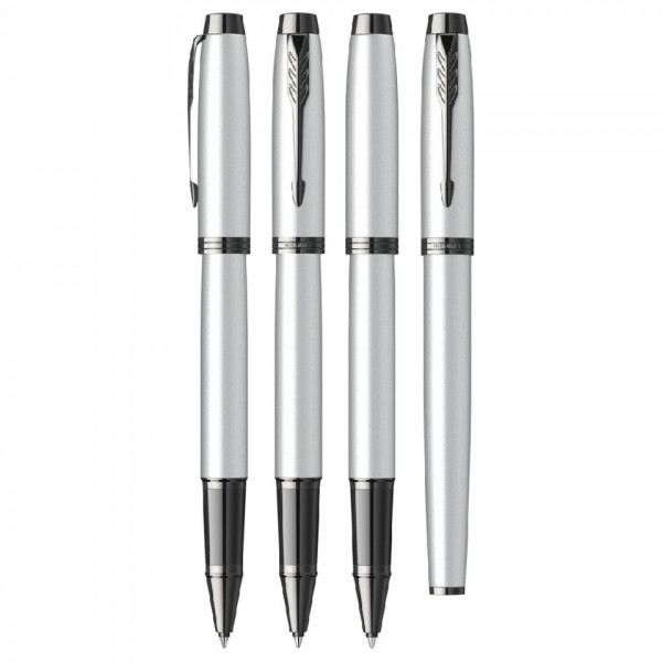 Ручка роллер IM Achromatic T317 Matt Black 0,5 мм, метал., подарочн. упак., мат. черный, стерж. черный