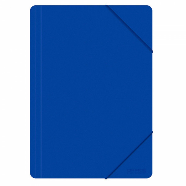 Папка на резинках 15 мм. Office Products пласт., черный