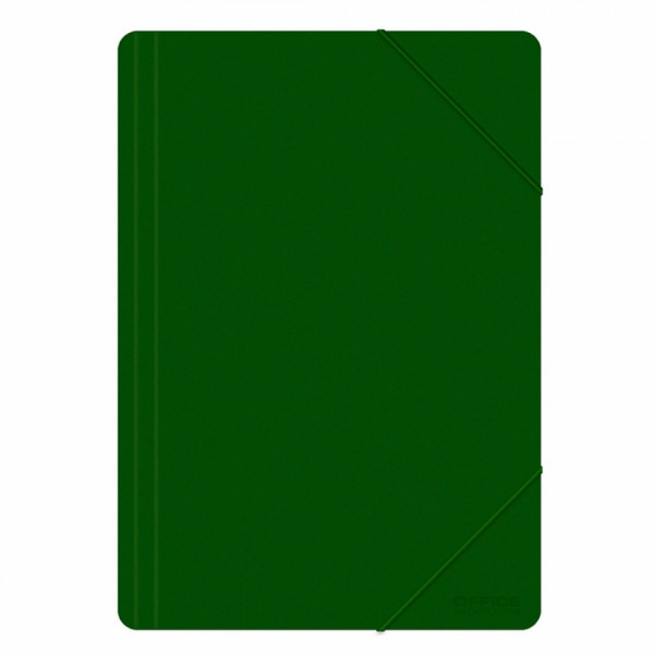 Папка на резинках 15 мм. Office Products пласт., черный