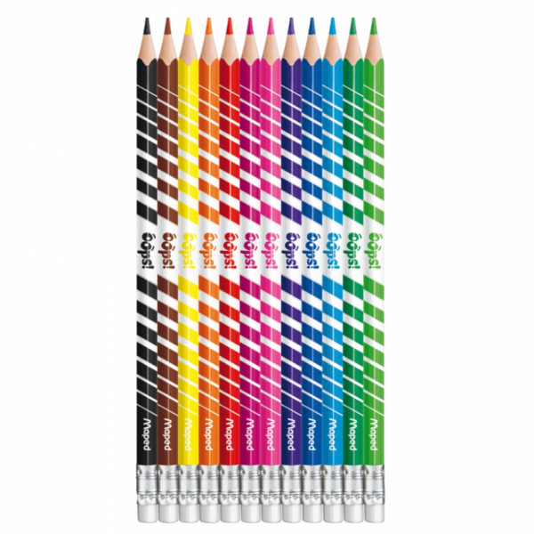 Цв. карандаши 12 шт. Color' Peps Oops