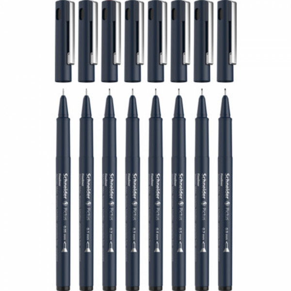 Набор ручек капиллярных Fineliner Pictus, 5 шт., ассорти