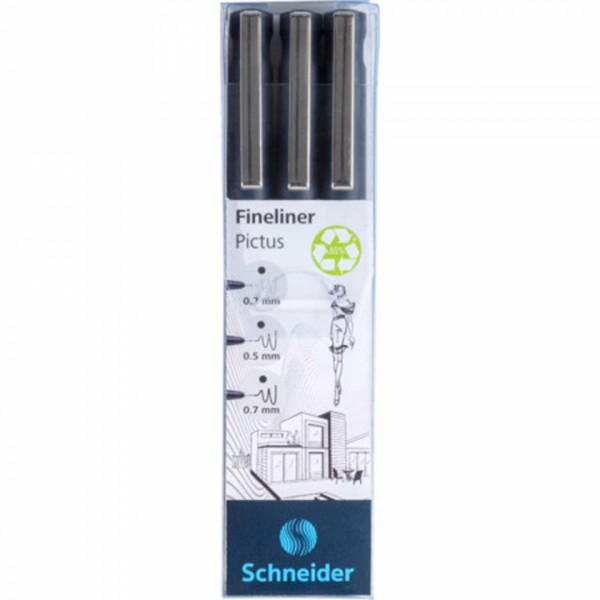 Набор ручек капиллярных Fineliner Pictus, 5 шт., ассорти