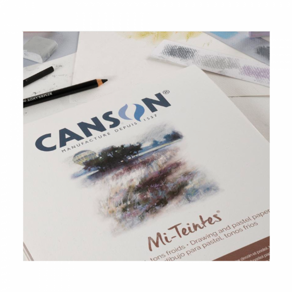 Блок-склейка бумаги для пастели Mi-Teintes 32*41 см, 160 г/м2, 20 л., белый