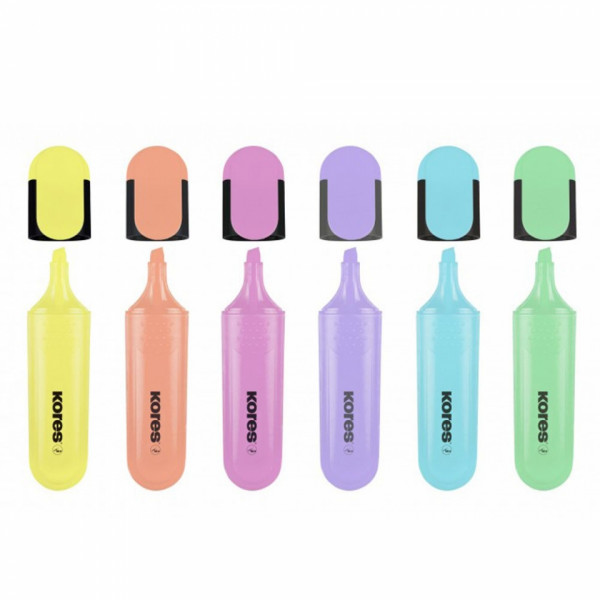 Набор маркеров текстовых Bright Liner Pastel 6 шт., ассорти