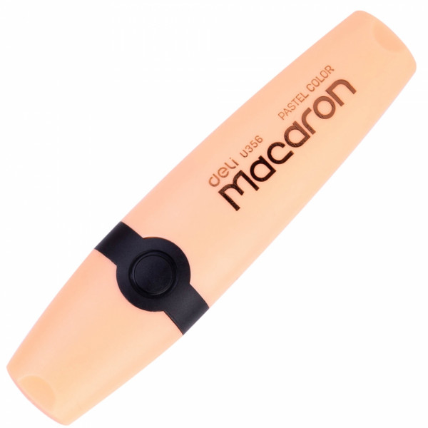 Маркер текстовый Macaron U356 пастельный оранжевый