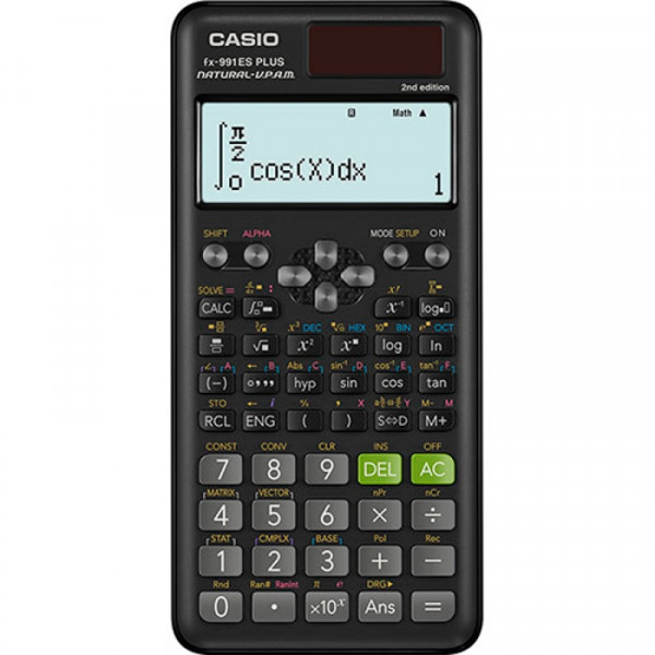 Кальк. научн. FX-991ES Plus 2 черный 12,7*78*154,5 мм 417 функций Casio 