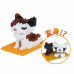 Ластик IWAKO BLOCKS Calico Cat Kit, блистер