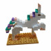 Ластик IWAKO BLOCKS Unicorn, блистер