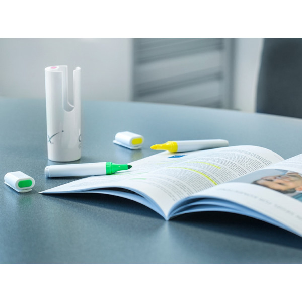 Маркер текстовый Textmarker набор 3 шт., желтый/зеленый/розовый