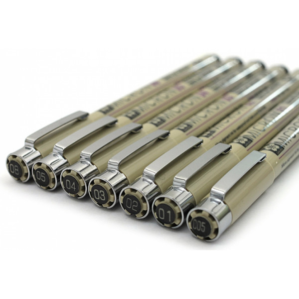 ручка капиллярная Pigma Micron - 0.3мм, черный