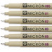 ручка капиллярная Pigma Micron - 0.45мм, зелёный