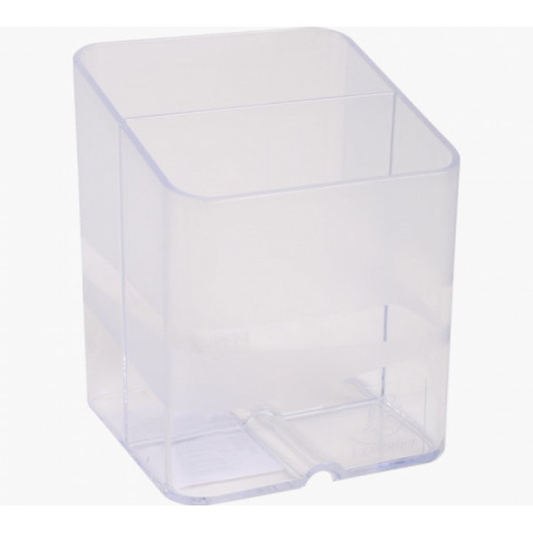 Подставка д/ручек Pen Cube пласт., 2 дел., прозрачный