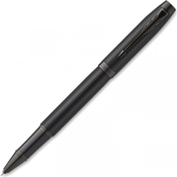 Ручка роллер IM Achromatic T317 Matt Black 0,5 мм, метал., подарочн. упак., мат. черный, стерж. черный Ручка роллер IM Achromatic T317 Matt Black 0,5 мм, метал., подарочн. упак., мат. черный, стерж. черный