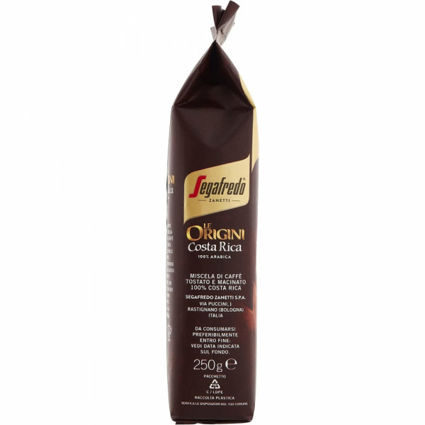Кофе Segafredo мол., 250 гр., пач., Le Origini Costa Rica