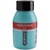 Краски акриловые Amsterdam 661 бирюзовая, 1000 мл., банка Краски акриловые Amsterdam 661 бирюзовая, 1000 мл., банка