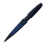Ручка роллер Edge Matte Blue Lacquer 0,7 мм, метал., подарочн. упак., матовый синий/черный, стерж. черный