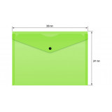 Конверт на кнопке Бюрократ Double Neon DNEPK803A4LETT A4 гориз. пластик 0.18мм салатовый Конверт на кнопке Бюрократ Double Neon DNEPK803A4LETT A4 гориз. пластик 0.18мм салатовый