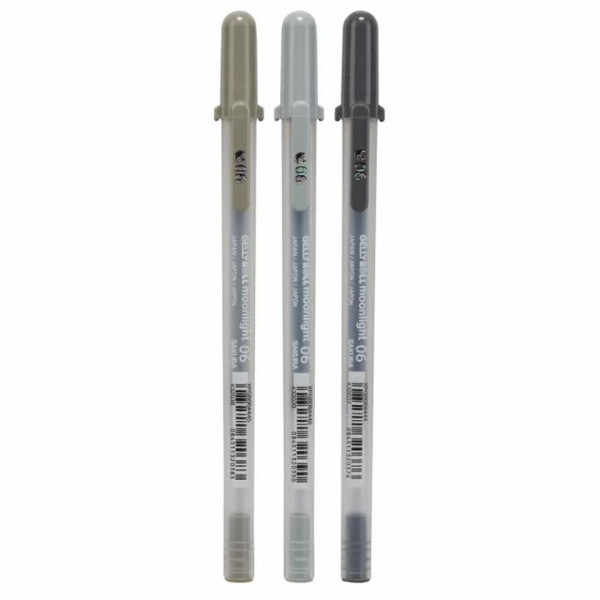 Ручка гелевая Gelly Roll Moonlight Urban набор 3 шт.