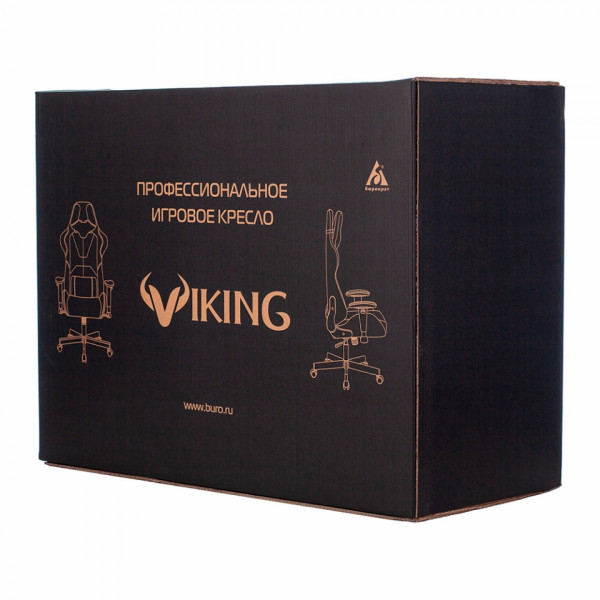 Кресло игровое Бюрократ Zombie VIKING KNIGHT Fabric ткань, синий, крестов. металл