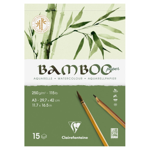 Блок-склейка Bamboo А3, 250г/м2, 15л.