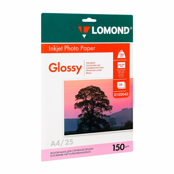 Фотобумага А3, 200 г/м, 50 л., глянц., одностор. Lomond